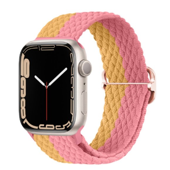NEW Adjustable Braided Solo Loop For Apple Watch YP - Picture 1 of 3